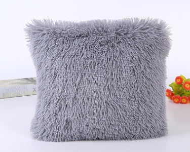 HKM-037395 Plush Sea Lion Cashmere Pillowcase in Candy Colors