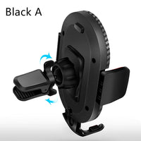 HKM-037395 Wireless Fast Charging Car Phone Holder with Adjustable Mount and Sensing Technology