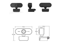HKM-037523 HD Autofocus Webcam with Built-in Microphone and 1080P Resolution for Windows and Mac Systems