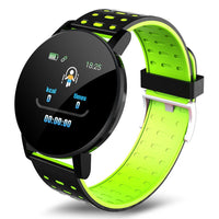 HKM-037843 Bluetooth Smart Watch with Heart Rate Monitoring, 1.3-Inch LED Display, Vibration Reminder, 7-Day Battery Life