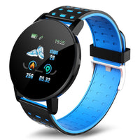 HKM-037843 Bluetooth Smart Watch with Heart Rate Monitoring, 1.3-Inch LED Display, Vibration Reminder, 7-Day Battery Life