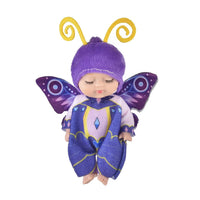 HKM-037843 Cute Mini Sleeping Rebirth Doll - Soft PVC Baby Animal Toy for Kids, Perfect Birthday Gift