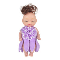 HKM-037843 Cute Mini Sleeping Rebirth Doll - Soft PVC Baby Animal Toy for Kids, Perfect Birthday Gift