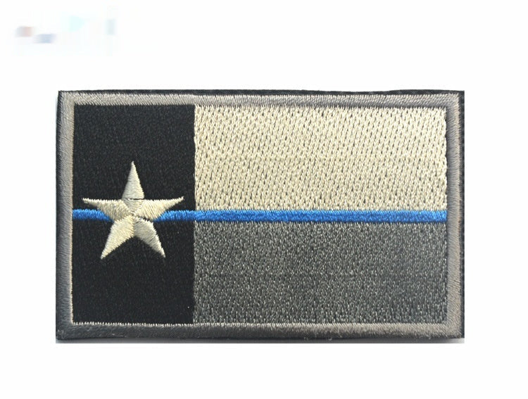 KTX-037843 Embroidered Double-Sided Velcro Armband for Outdoor Sports - Multiple Color Options