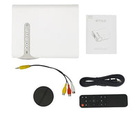 HKM-038035 Portable Mini HD 1080P Projector for Home Use with USB, AV, and HDMI Connectivity
