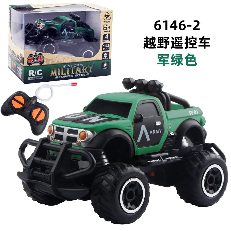 HKM-038163 1/43 Mini Off Road Electric Remote Control Graffiti Car for Kids and Teens