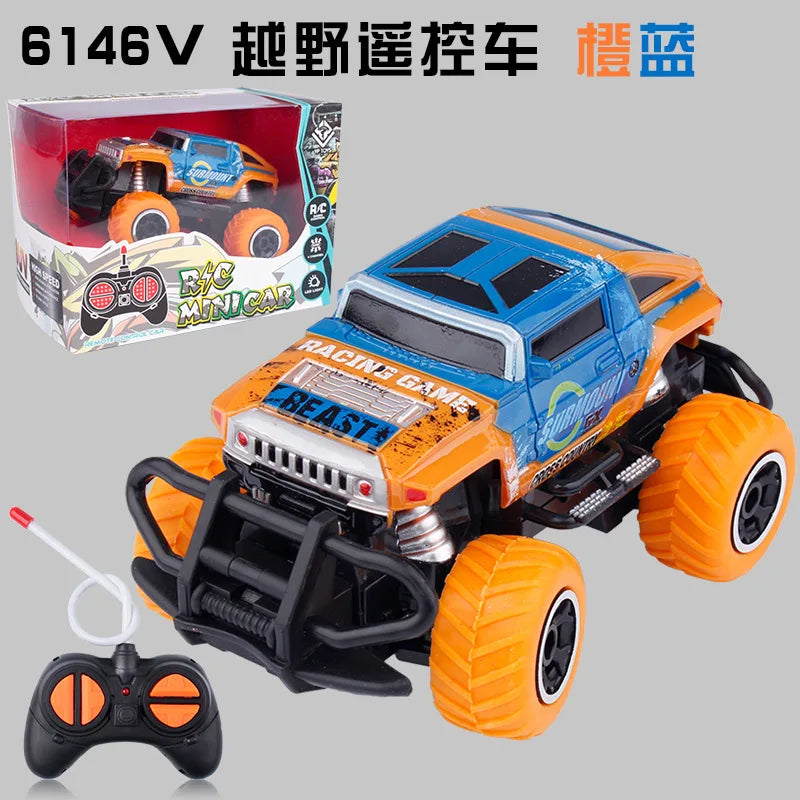 HKM-038163 1/43 Mini Off Road Electric Remote Control Graffiti Car for Kids and Teens