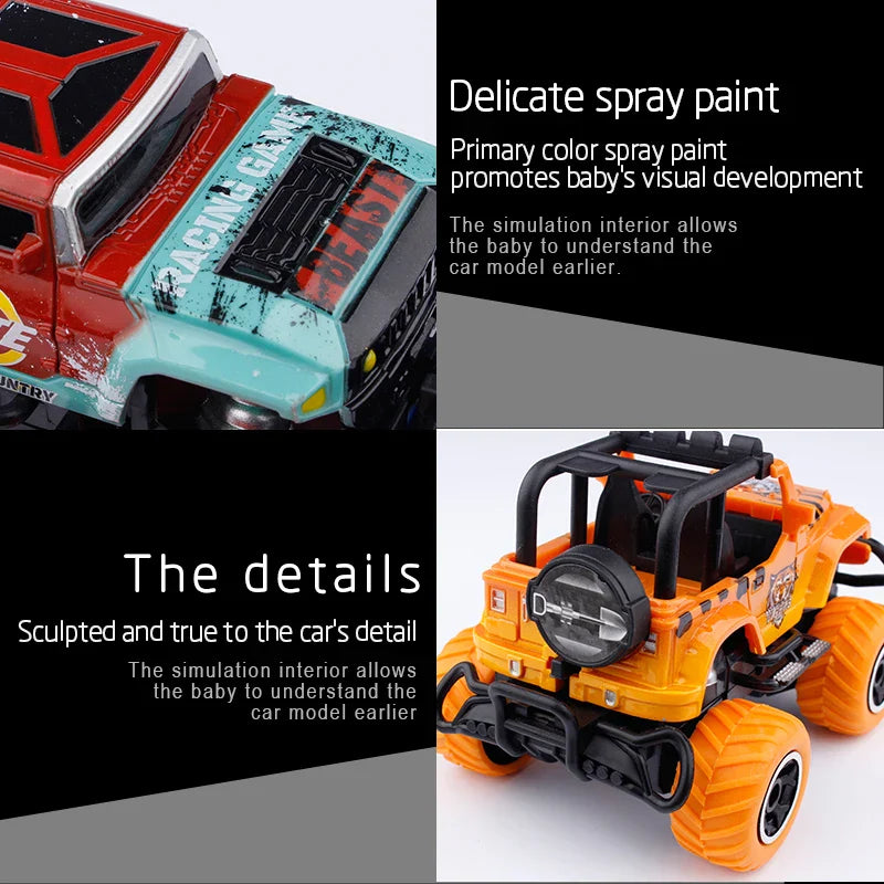 HKM-038163 1/43 Mini Off Road Electric Remote Control Graffiti Car for Kids and Teens