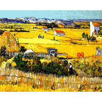 HKM-038163 Digital Oil Painting on Linen – Frameless Landscape Artwork 40x50CM