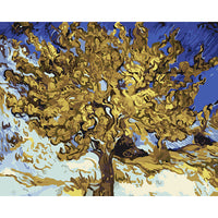 HKM-038163 Digital Oil Painting on Linen – Frameless Landscape Artwork 40x50CM