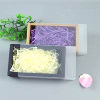 HKM-038291 Transparent Drawer Kraft Carton with Matte Cover in Cowhide and Black Card