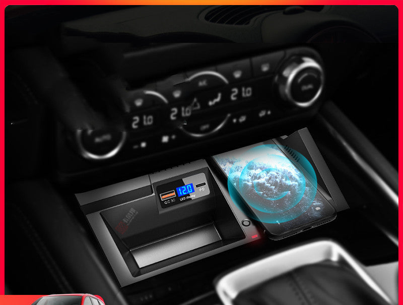 HKM-038355 Fast Wireless Car Charger Board for 16-21 CX-4 | 15W & 30W Options Available