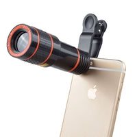 HKM-038547 4-in-1 Mobile Phone Lens Set: Telephoto, Fisheye, Wide Angle & Macro