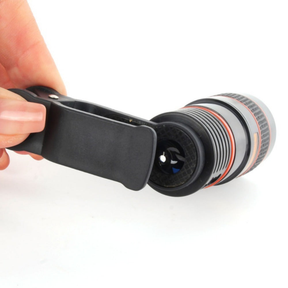 HKM-038547 4-in-1 Mobile Phone Lens Set: Telephoto, Fisheye, Wide Angle & Macro