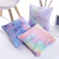 HKM-038547 Gradient Plush Pillow Cushion Cover for Modern Home and Office Settings