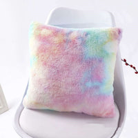 HKM-038547 Gradient Plush Pillow Cushion Cover for Modern Home and Office Settings
