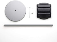HKM-038675 Helmet Holder Stand in Grey Aluminum Alloy - Space-Saving Design, 11 Inches Tall