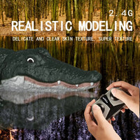 HKM-038739 Remote Control Swimming Crocodile Toy - 2.4G Radio Control for Kids, Ages 6 and Up, Indoor-Outdoor Fun