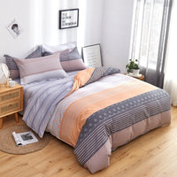 HKM-039123 Cotton Solid Color Twill Bed Sheets for Single and Double Beds
