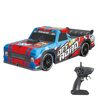 HKM-039315 1:16 High Speed Remote Control Drift Car - 4WD Pickup Stunt Vehicle with Luminous Design, Indoor-Outdoor Fun