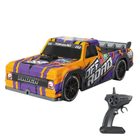 HKM-039315 1:16 High Speed Remote Control Drift Car - 4WD Pickup Stunt Vehicle with Luminous Design, Indoor-Outdoor Fun