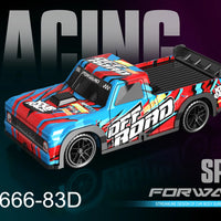 HKM-039315 1:16 High Speed Remote Control Drift Car - 4WD Pickup Stunt Vehicle with Luminous Design, Indoor-Outdoor Fun