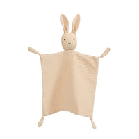 HKM-039315 Cotton Gauze Sleeping Doll Rabbit with Towel - Infant Sensory Development Toy