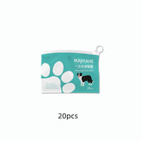 HKM-039315 Waterproof and Dirt-Proof Disposable Shoe Covers for Medium and Small Dogs, Non-Woven Fabric, 8/20 Pieces