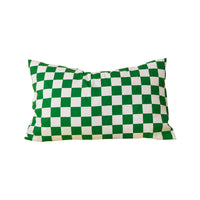 HKM-039379 Cotton Plaid Pillowcase - Skin-Friendly 48x74cm Single Size