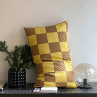 HKM-039379 Cotton Plaid Pillowcase - Skin-Friendly 48x74cm Single Size