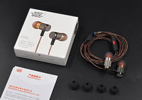 HKM-039379 In-Ear Headphones with Metal Subwoofer and Noise Cancellation for Mobile Devices, MP3, and Hi-Fi Music