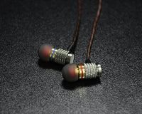 HKM-039379 In-Ear Headphones with Metal Subwoofer and Noise Cancellation for Mobile Devices, MP3, and Hi-Fi Music