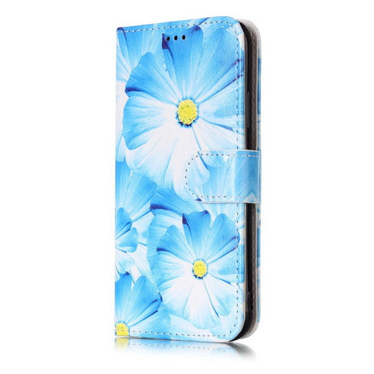 HKM-039571 3D Vision Marble Flip Wallet Case for iPhone 11 Pro Max, XR, XS Max, X, 7, 8, 6S Plus – PU/TPU Leather Protection