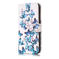 HKM-039571 3D Vision Marble Flip Wallet Case for iPhone 11 Pro Max, XR, XS Max, X, 7, 8, 6S Plus – PU/TPU Leather Protection