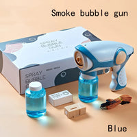 HKM-039571 Electric Automatic Bubble Blower Toy for Kids - Outdoor Soap Bubbles Machine