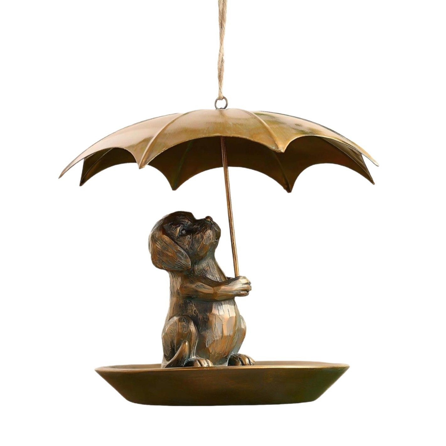 HKM-039571 Portable Umbrella Bird Feeder - Cat & Dog Designs, Ideal for Christmas & Valentine's Day