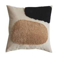 HKM-039699 Embroidered Plain Color Living Room Cushion - Geometric Pattern, Square 45x45CM