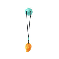 HKM-039763 Molar Sucker Drawstring Dog Toy - TPR Leakage Resistant, Available in Green, Gray, Red, Yellow