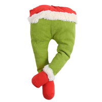 HKM-040083 Whimsical Elf Legs Garden Decoration for Christmas - Fabric, 38cm Length