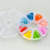 HKM-040147 Knitting and Crochet Tool Set with 120 Pieces for Easy Stitch Marking and Organization