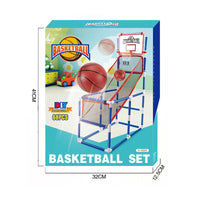 HKM-040275 Indoor Basketball Hoop Toy Set for Kids with 2 Balls - Suitable for Ages 2-7