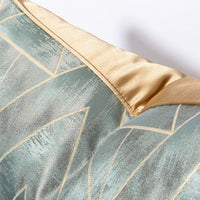 HKM-040275 Light Blue Luxury Pillow Cover 30x50cm, 45x45cm, 50x50cm, Soft PP Cotton