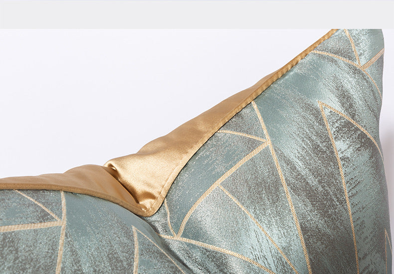 HKM-040275 Light Blue Luxury Pillow Cover 30x50cm, 45x45cm, 50x50cm, Soft PP Cotton