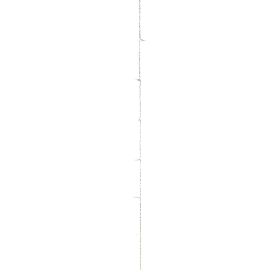 HKM-040275 Warm White LED String Lights - 150 LEDs, 15m USB-Powered, Transparent Cable