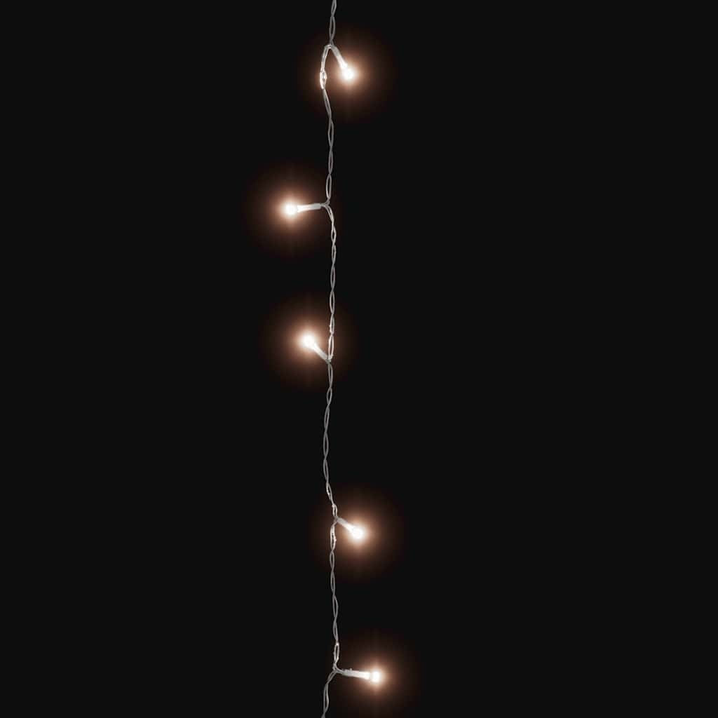 HKM-040275 Warm White LED String Lights - 150 LEDs, 15m USB-Powered, Transparent Cable