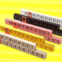 HKM-040595 Solid Wood Digital Decomposition Ruler for Intellectual Development – Educational Puzzle Toy for Ages 4-6