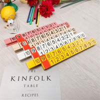 HKM-040595 Solid Wood Digital Decomposition Ruler for Intellectual Development – Educational Puzzle Toy for Ages 4-6