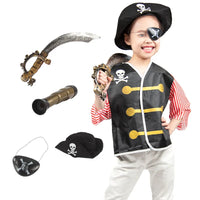 HKM-040723 Multistyle Role Play Costume Set for Kids with Firefighter, Police, and Doctor Uniforms