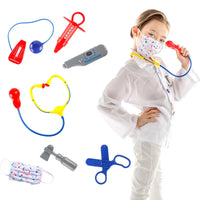 HKM-040723 Multistyle Role Play Costume Set for Kids with Firefighter, Police, and Doctor Uniforms