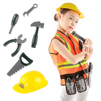 HKM-040723 Multistyle Role Play Costume Set for Kids with Firefighter, Police, and Doctor Uniforms